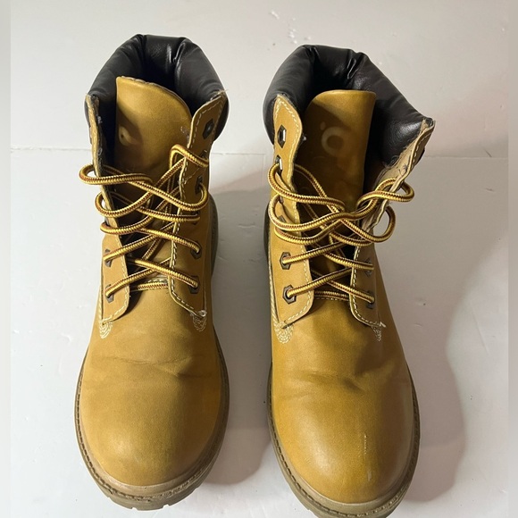 Esprit Women’s Tan Lace-Up Work Boots Size 7.5 - Picture 10 of 14